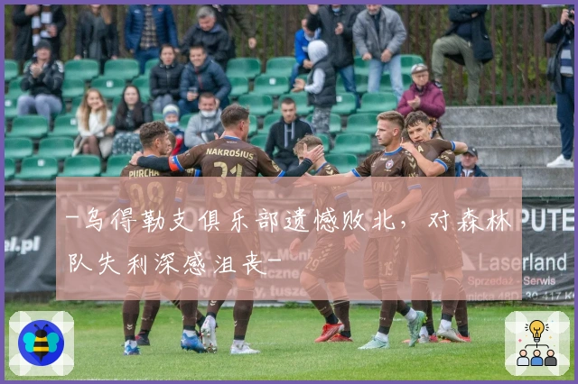 -乌得勒支俱乐部遗憾败北，对森林队失利深感沮丧-